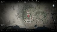 Location of the second shrine in Nishinomiya Shrine (Image via Sportskeeda Gaming || Ubisoft)